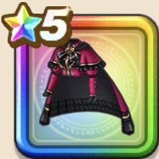 深紅のローブ上