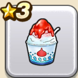 シロップたっぷりかき氷