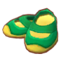 みどりのベルトシューズ