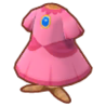 ピーチのドレス