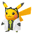 ピカチュウ(ウィロー博士の助手)(shiny)