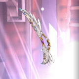 白い鳥を射落とした弓