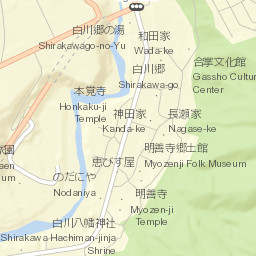 ドラクエウォーク 白川郷 のお土産とmap