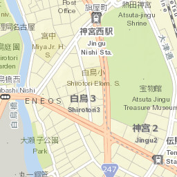 ドラクエウォーク 熱田神宮 のお土産とmap