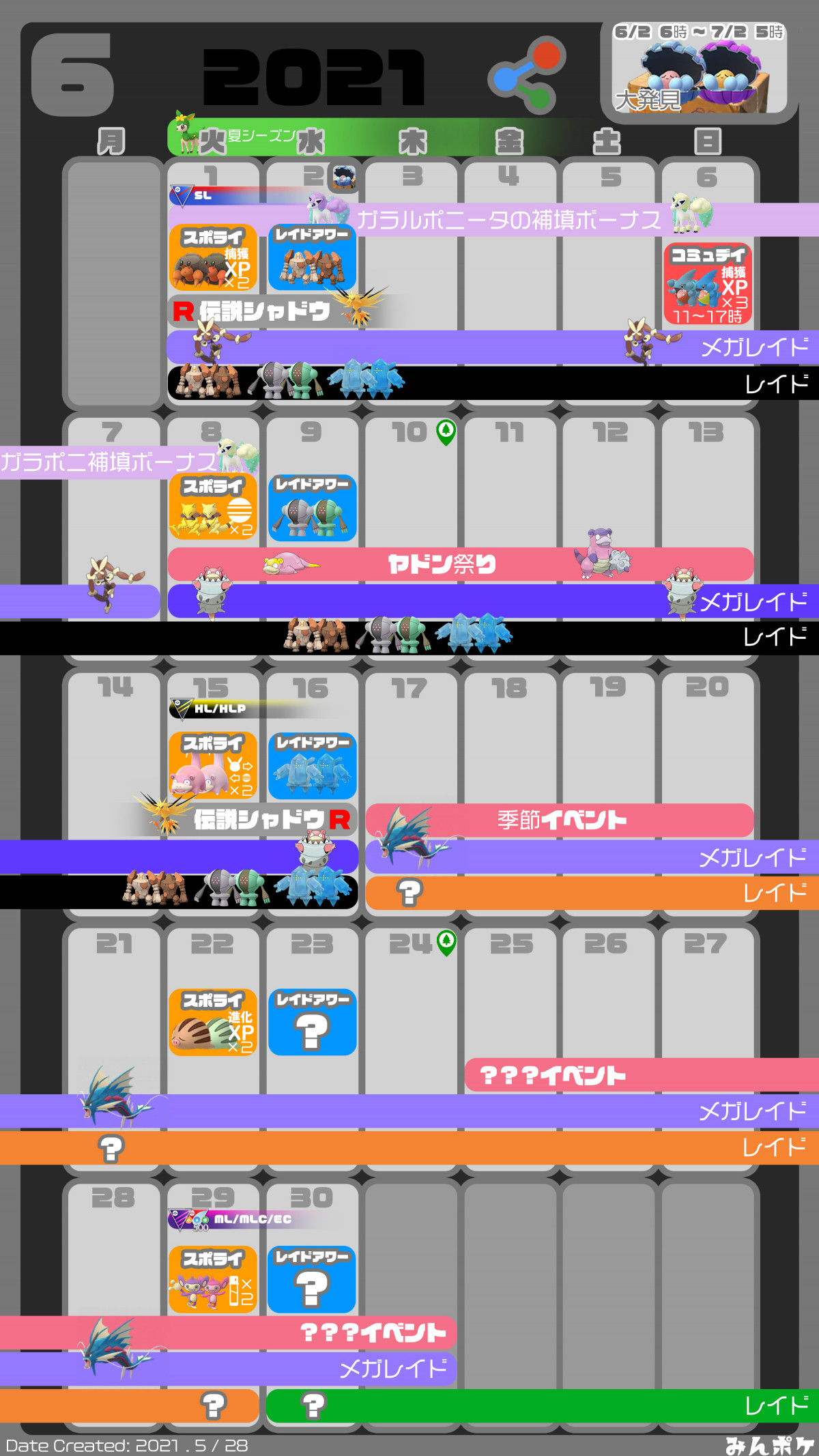 ポケモンgo 開催イベント一覧